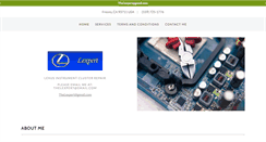 Desktop Screenshot of lexusinstrumentclusterrepair.com